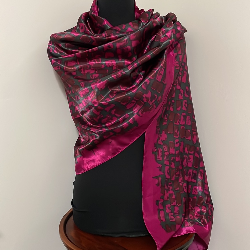 2/$10 - Elegant Sateen Wrap/Scarf